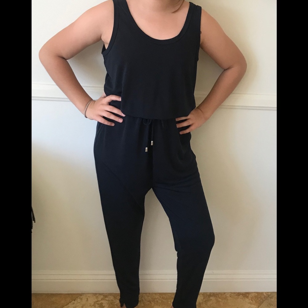 Cute Navy Jumpsuit